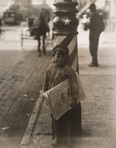A Little Shaver, Indianapolis by Lewis Wickes Hine